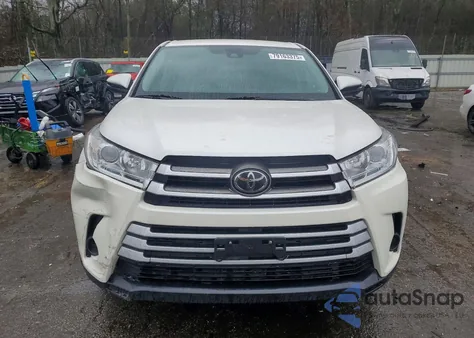 2017 Toyota Highlander Le from USA, damaged, VIN 5TDBZRFH7HS365560